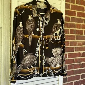 WATHNE Gorgeous Silk Blouse/Jacket Sz.12 Any Season